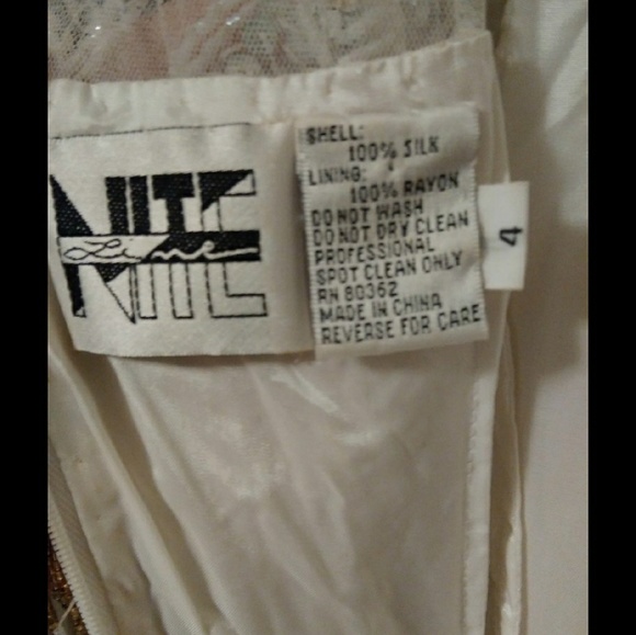 Stunning Nite Line Silk Beaded Dress - Picture 4 of 8